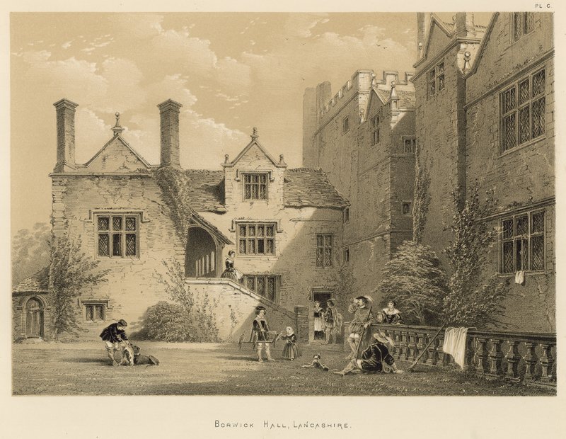 Borwick Hall, Lancashire tekijältä Joseph Nash