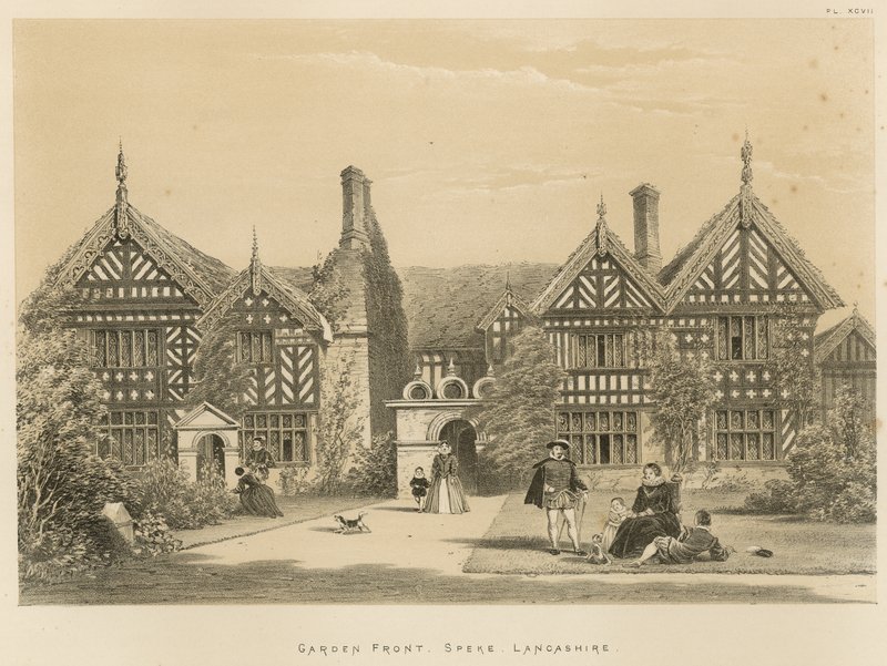 Garden Front, Speke, Lancashire tekijältä Joseph Nash
