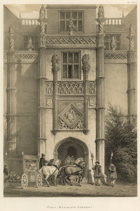 Kuisti, Montacute, Somerset tekijältä Joseph Nash