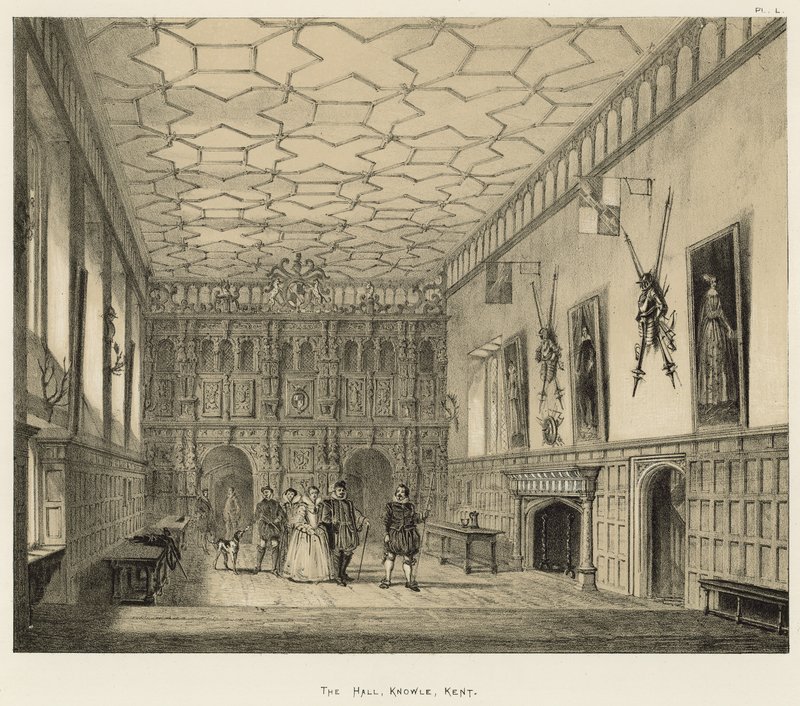 The Hall, Knowle, Kent tekijältä Joseph Nash