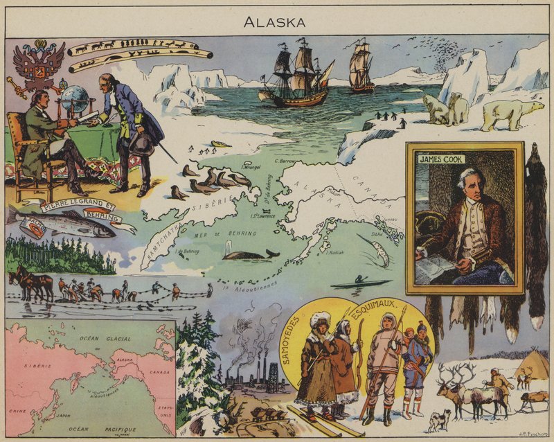 Alaska (värilitro) tekijältä Joseph Porphyre Pinchon