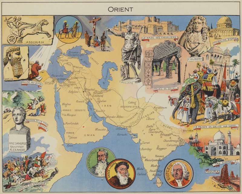 Orient (värilitografia) tekijältä Joseph Porphyre Pinchon