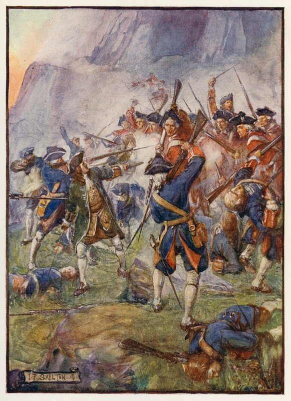 Gibraltarin suuri piiritys tekijältä Joseph Ratcliffe (after) Skelton