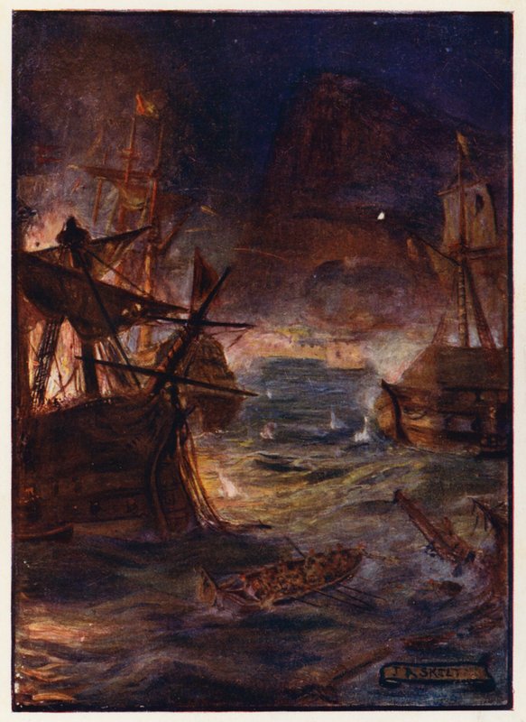 Gibraltarin suuri piiritys tekijältä Joseph Ratcliffe (after) Skelton