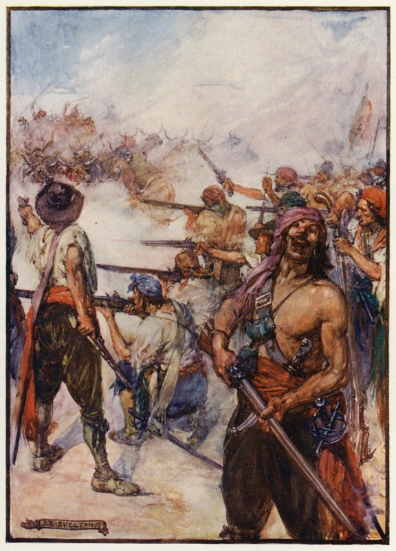Sack of Panama by Henry Morgan tekijältä Joseph Ratcliffe (after) Skelton