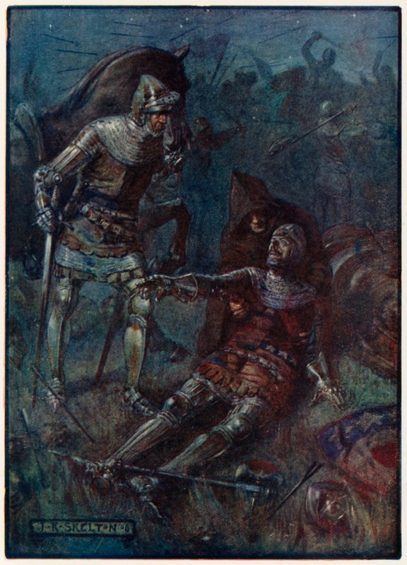 James, Earl of Douglas, taistelussa Otterburnissa tekijältä Joseph Ratcliffe Skelton