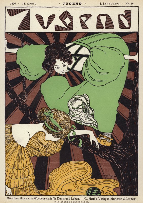 Jugend-lehden kansikuva tekijältä Joseph Rudolf Witzel