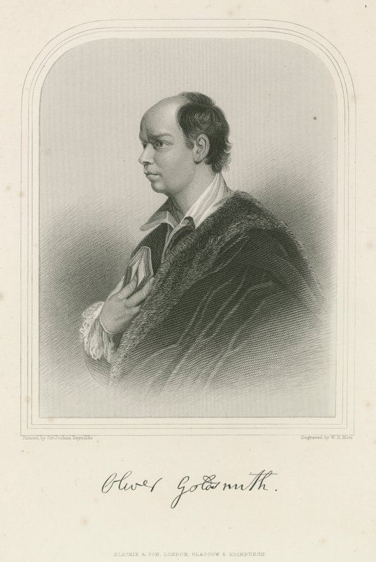 Oliver Goldsmith, englantilais-irlantilainen kirjailija tekijältä Joshua Reynolds