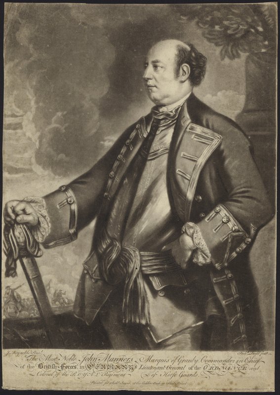 Kenraaliluutnantti John Mannersin muotokuva tekijältä Joshua Reynolds