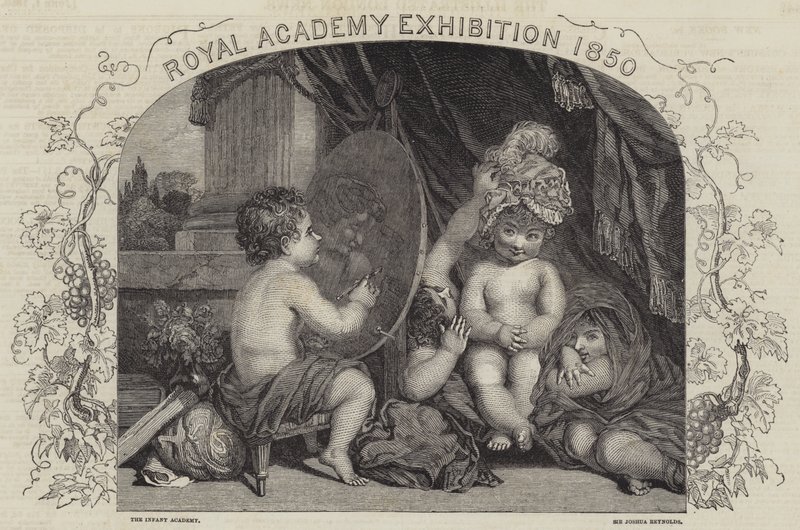 Royal Academy -näyttely 1850 tekijältä Joshua Reynolds