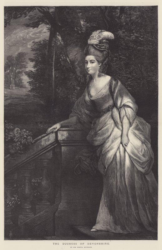 Devonshiren herttuatar tekijältä Joshua Reynolds