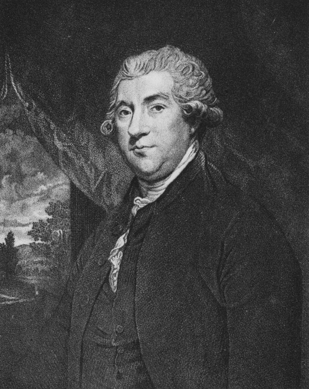 James Boswell, muotokuva (litho) tekijältä Joshua (after) Reynolds