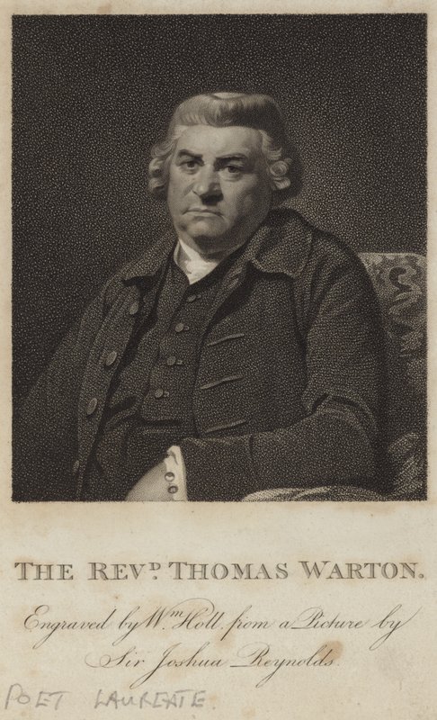 Thomas Wartonin muotokuva tekijältä Joshua Reynolds