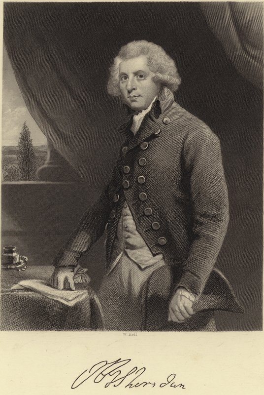 Richard Brinsley Sheridan tekijältä Joshua Reynolds