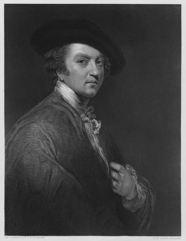 Sir Joshua Reynolds, kuvasta Vernon Galleryssä tekijältä Joshua after Reynolds
