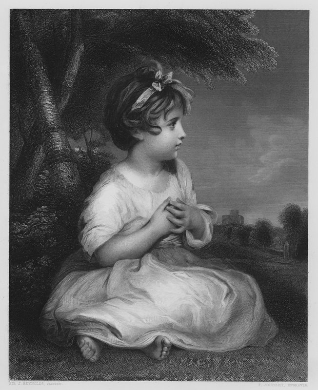 Viattomuuden aika, kuvasta Vernonin galleriassa tekijältä Joshua after Reynolds