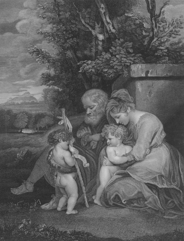Pyhä perhe, pyhä Matteus 2, jakeet 13-15 tekijältä Joshua after Reynolds