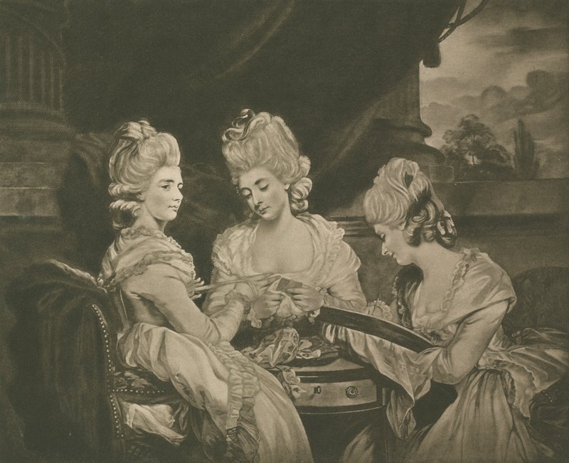 Ladies Waldegrave tekijältä Joshua after Reynolds