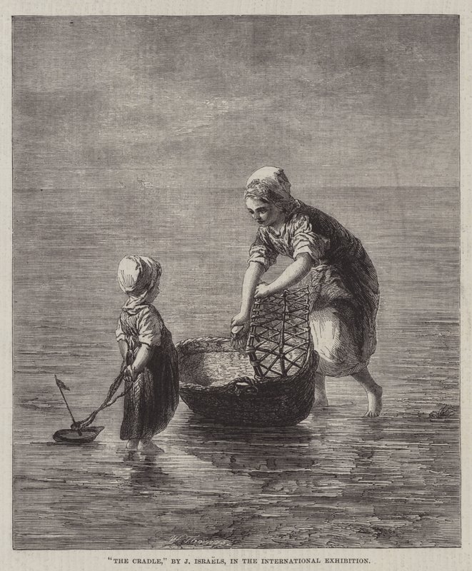 The Cradle, kansainvälisessä näyttelyssä tekijältä Jozef Israëls