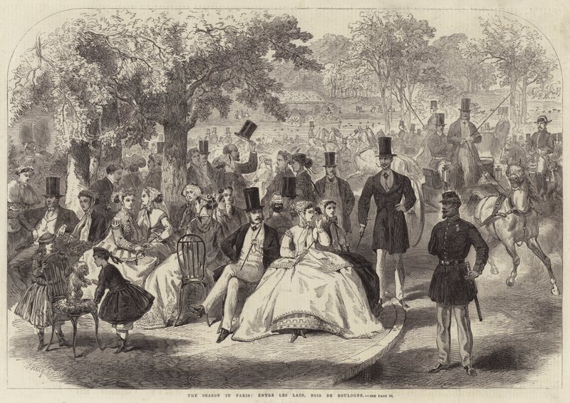 Kausi Pariisissa, Entre les Lacs, Bois de Boulogne tekijältä Jules Pelcoq