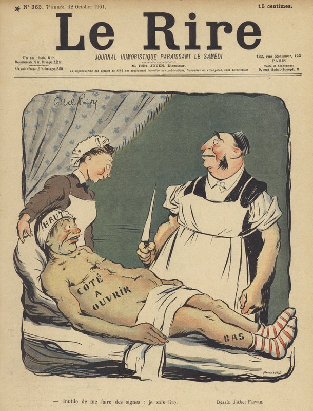 Kuvitus Le Rirelle tekijältä Jules Abel Faivre