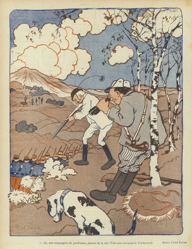 Kuvitus Le Rirelle tekijältä Jules Abel Faivre