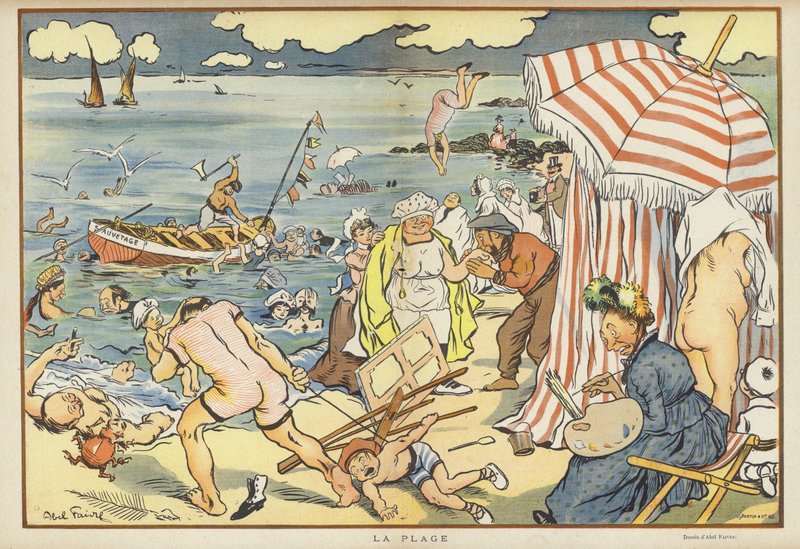 Kuvitus Le Rirelle tekijältä Jules Abel Faivre