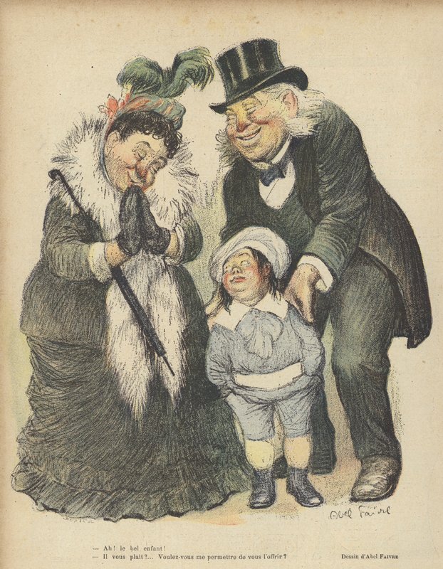 Kuvitus Le Rirelle tekijältä Jules Abel Faivre