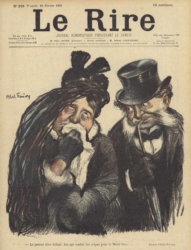 Kuvitus Le Rirelle tekijältä Jules Abel Faivre