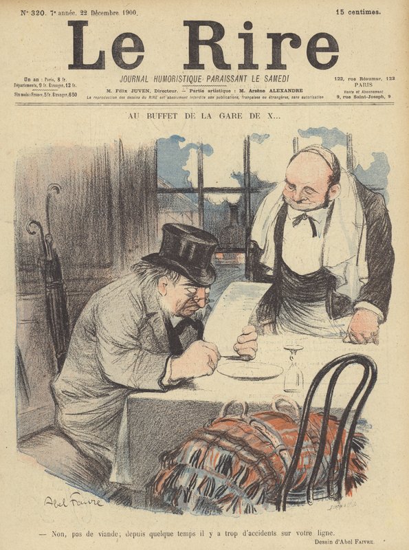 Kuvitus Le Rirelle tekijältä Jules Abel Faivre