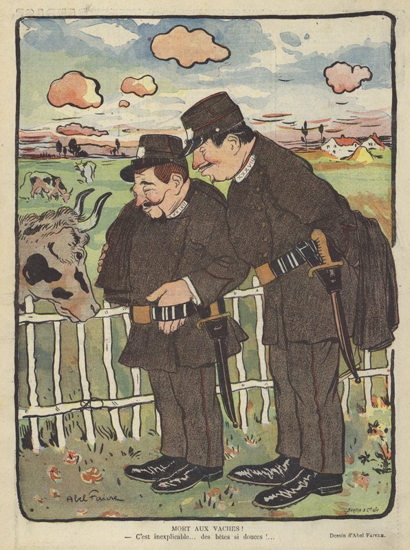 Kuvitus Le Rirelle tekijältä Jules Abel Faivre