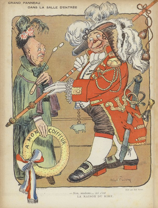 Kuvitus Le Rirelle tekijältä Jules Abel Faivre