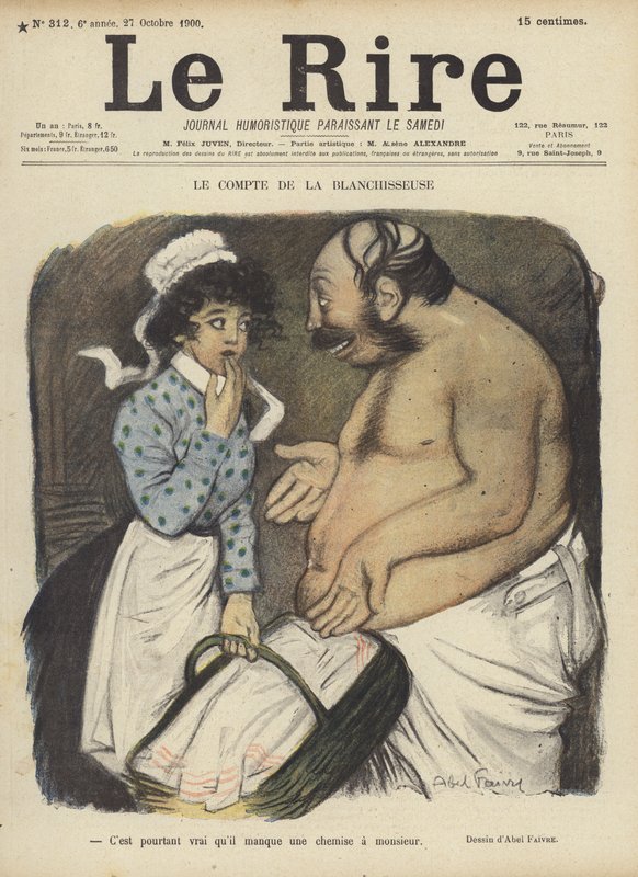 Kuvitus Le Rirelle tekijältä Jules Abel Faivre