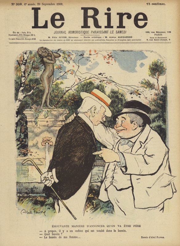 Kuvitus Le Rirelle tekijältä Jules Abel Faivre