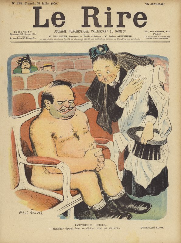 Kuvitus Le Rirelle tekijältä Jules Abel Faivre