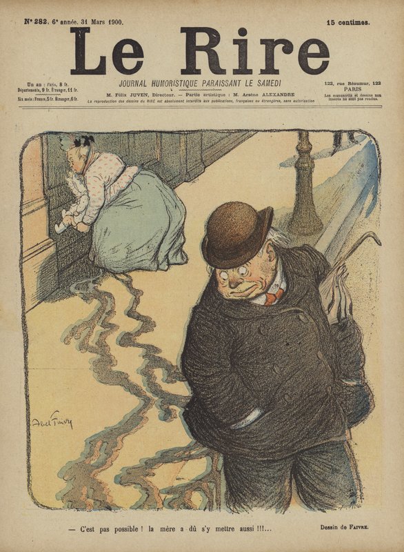 Kuvitus Le Rirelle tekijältä Jules Abel Faivre