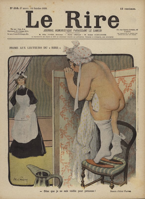 Kuvitus Le Rirelle tekijältä Jules Abel Faivre