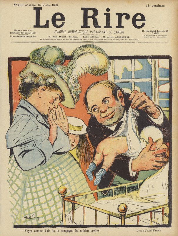 Kuvitus Le Rirelle tekijältä Jules Abel Faivre