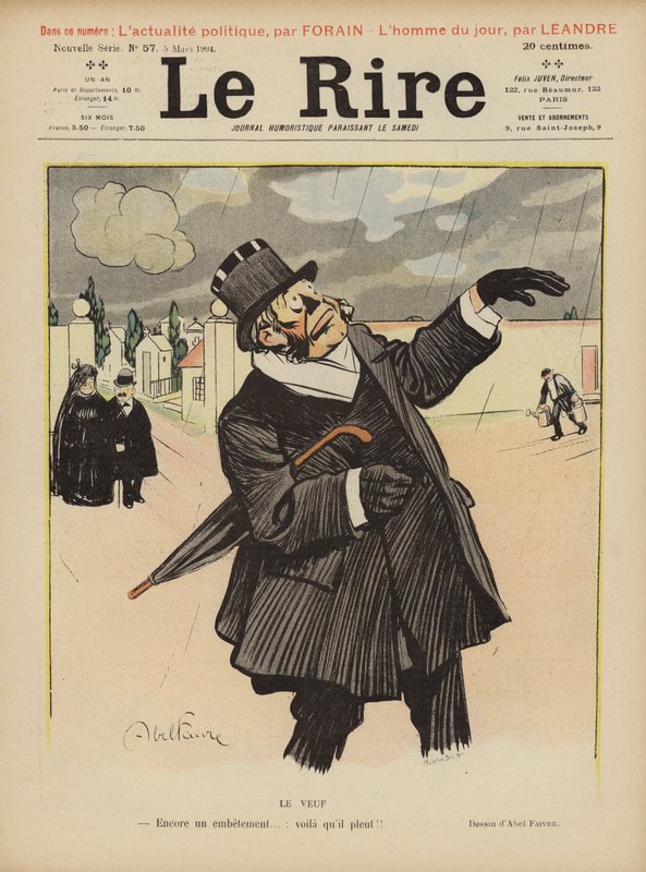 Kuvitus Le Rirelle tekijältä Jules Abel Faivre