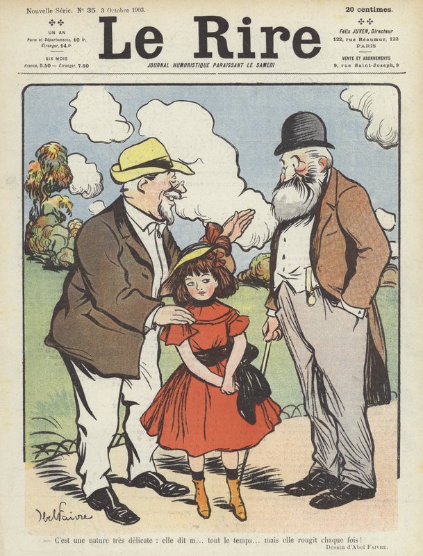 Kuvitus Le Rirelle tekijältä Jules Abel Faivre