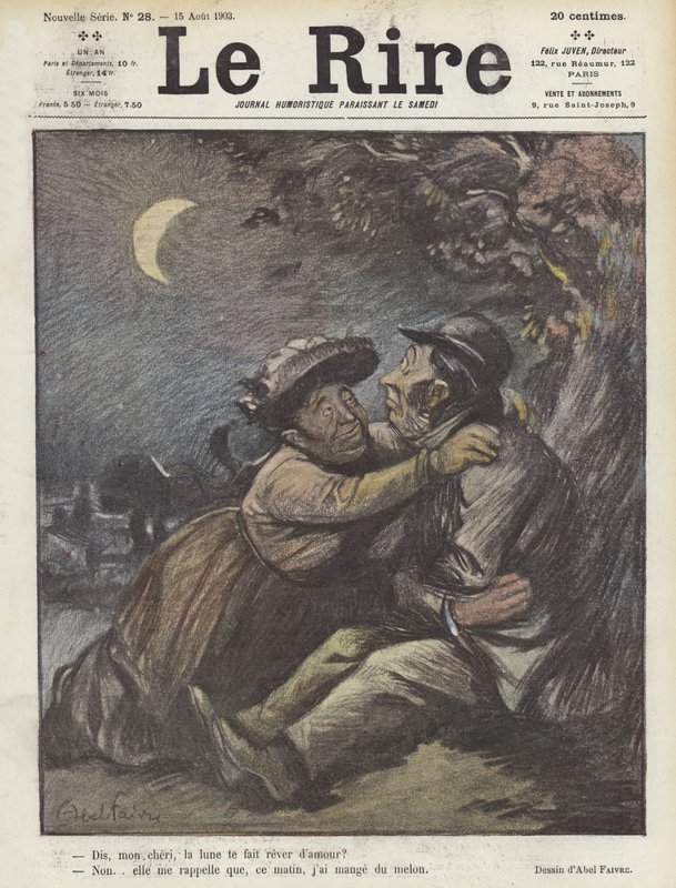 Kuvitus Le Rirelle tekijältä Jules Abel Faivre