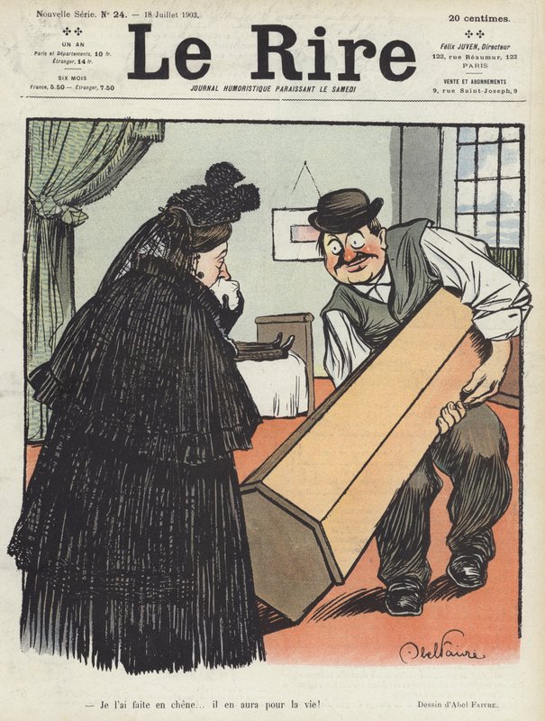 Kuvitus Le Rirelle tekijältä Jules Abel Faivre