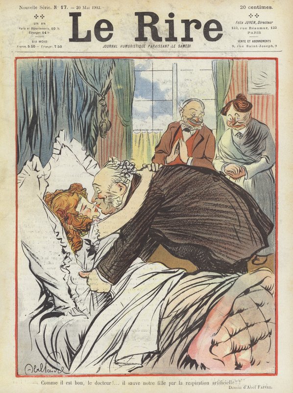 Kuvitus Le Rirelle tekijältä Jules Abel Faivre