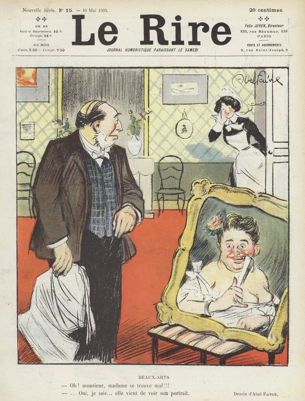 Kuvitus Le Rirelle tekijältä Jules Abel Faivre