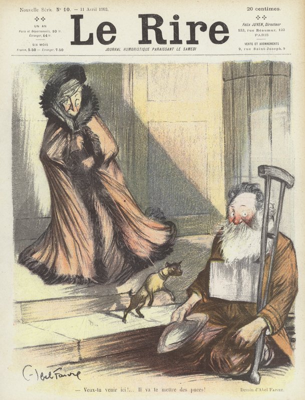 Kuvitus Le Rirelle tekijältä Jules Abel Faivre