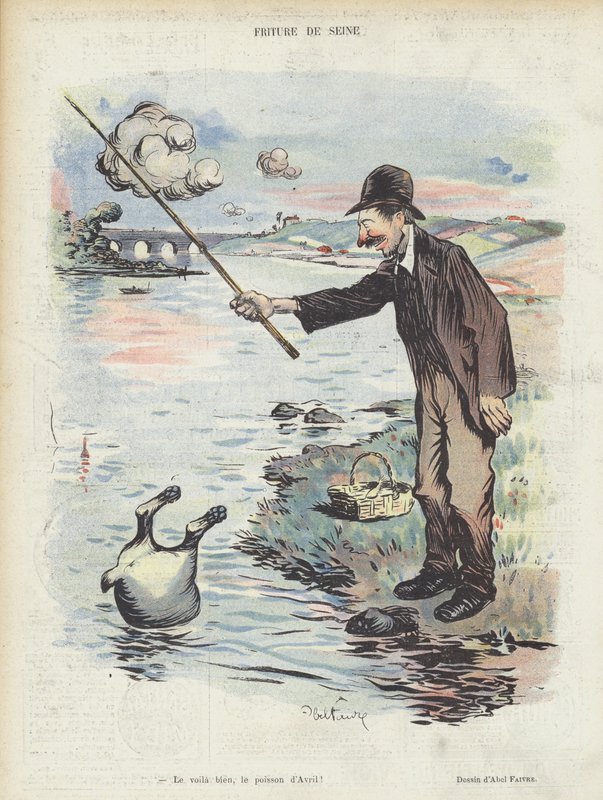 Kuvitus Le Rirelle tekijältä Jules Abel Faivre