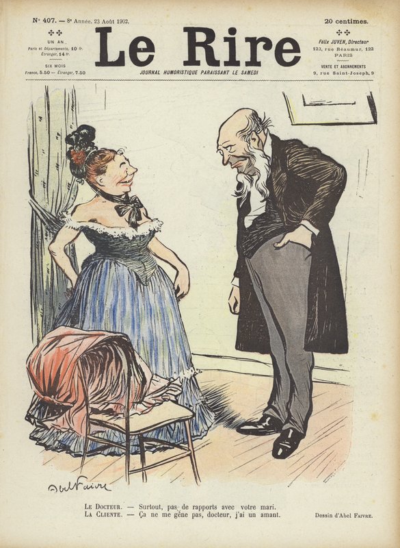 Kuvitus Le Rirelle tekijältä Jules Abel Faivre