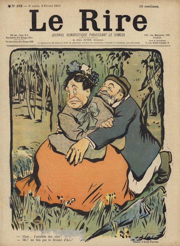 Kuvitus Le Rirelle tekijältä Jules Abel Faivre