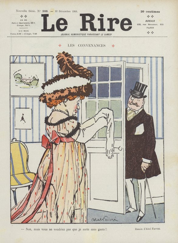 Kuvitus Le Rirelle tekijältä Jules Abel Faivre