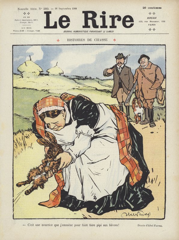 Kuvitus Le Rirelle tekijältä Jules Abel Faivre